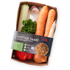 Verspakket hartige taart